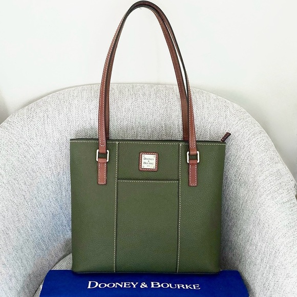 DOONEY BOURKE PEBBLE GRAIN SMALL LEXINGTON TOTE HANDBAG